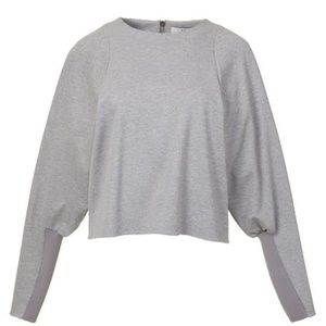 Tibi Cropped Sweatshirt